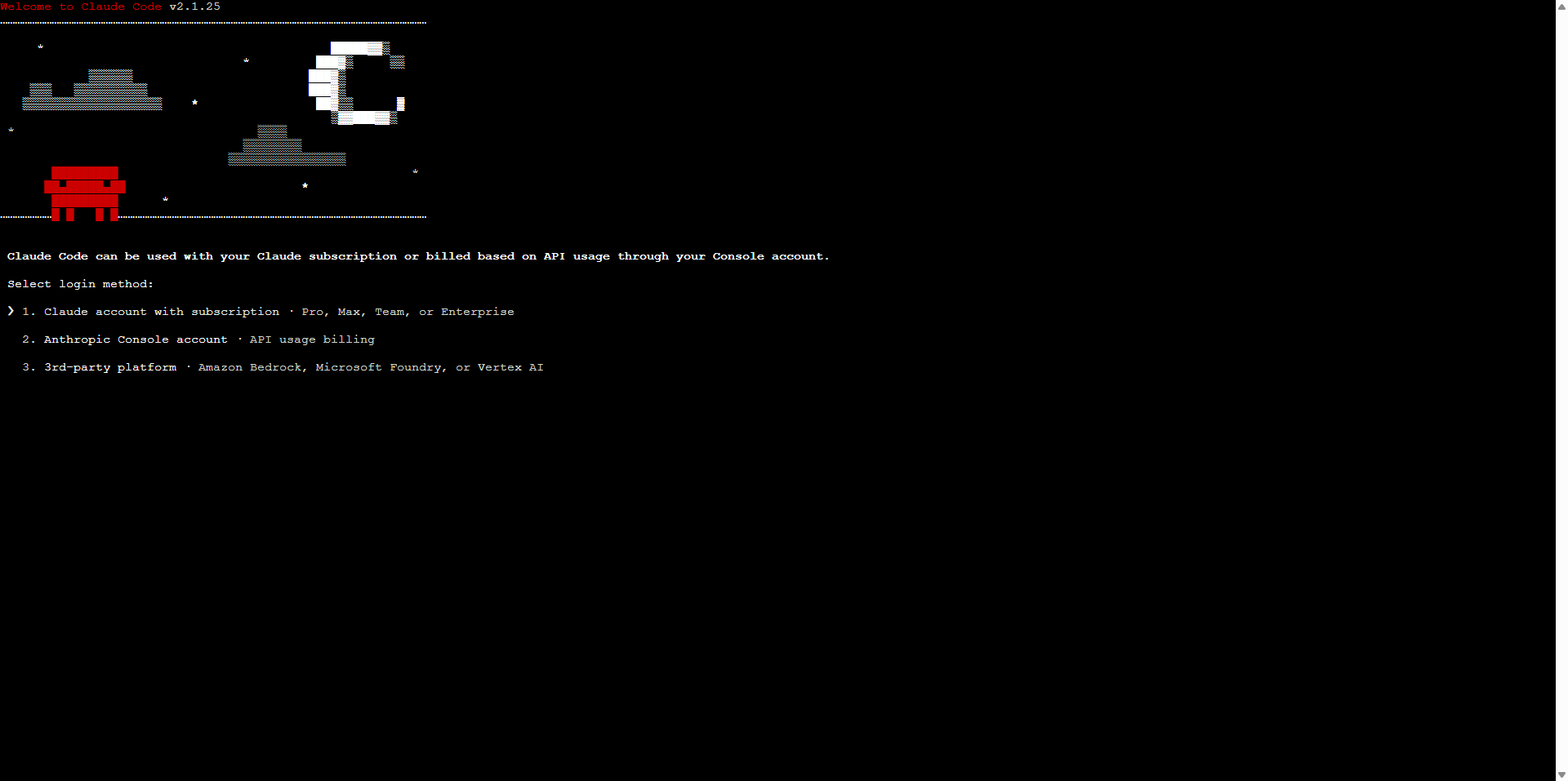 Login method