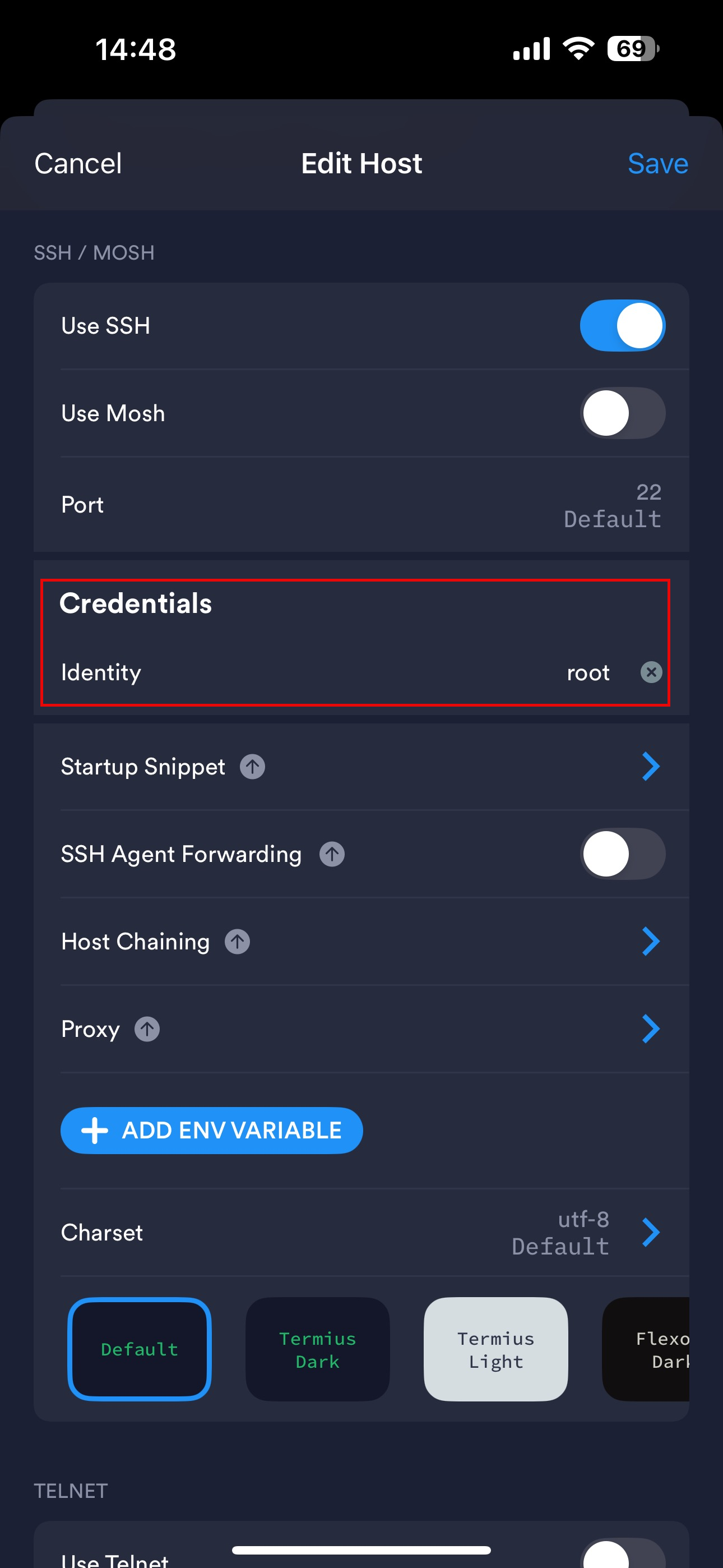 Create identity
