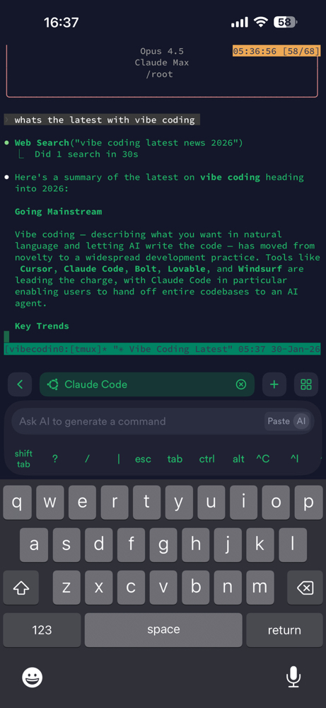 Scrolling works